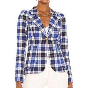 Smythe Patch Pocket Duchess Blazer Blue Sz6